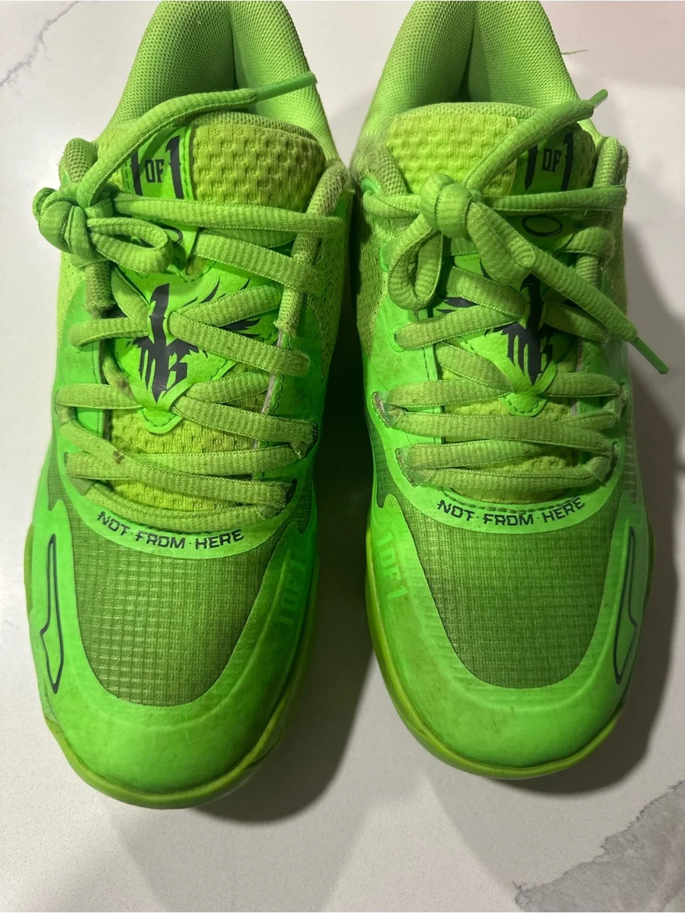 Puma Kids' Neon Green Athletic Sneakers